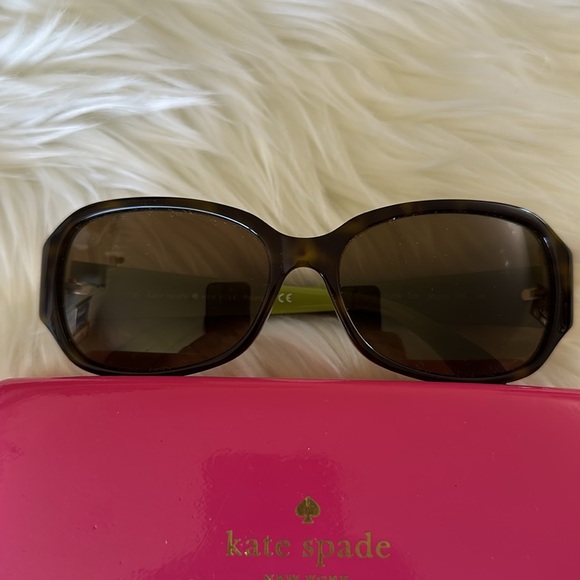 Kate Spade Briar Polarized Sunglasses Tortoise - Picture 4 of 11